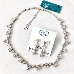 Betsey Blue ‘Love Letters’ Crystal Jewelry Set NWT